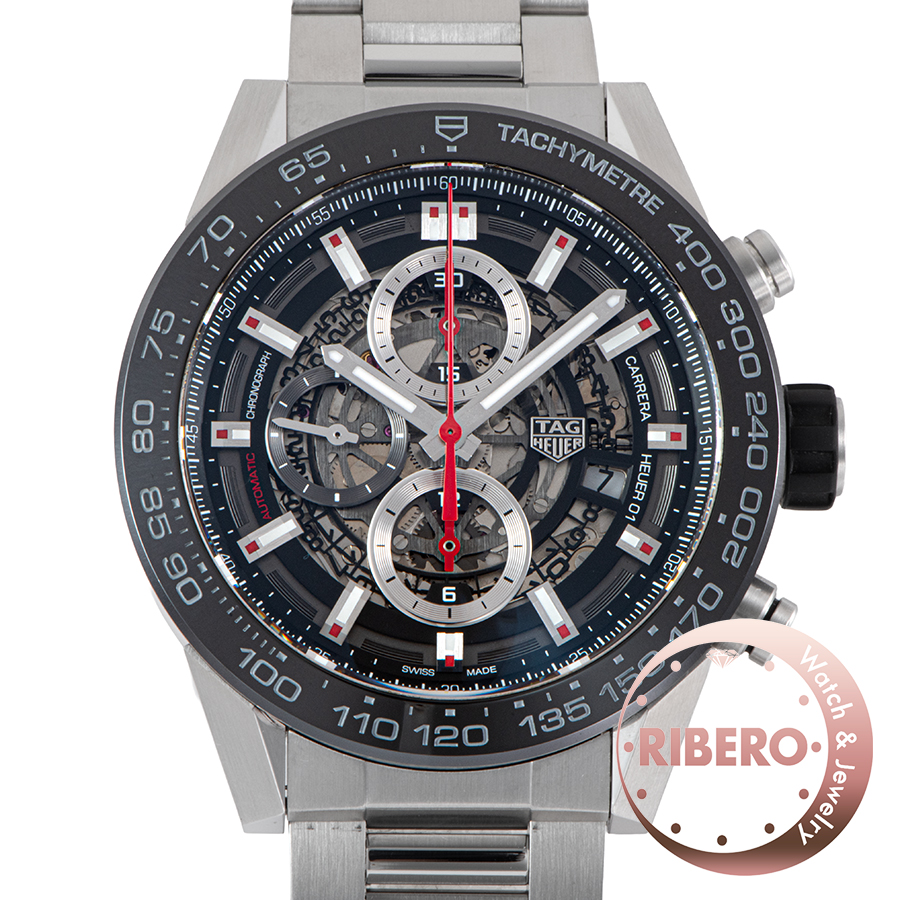 タグホイヤー カレラ キャリバー ホイヤー01 クロノグラフ CAR2A1W.BA0703