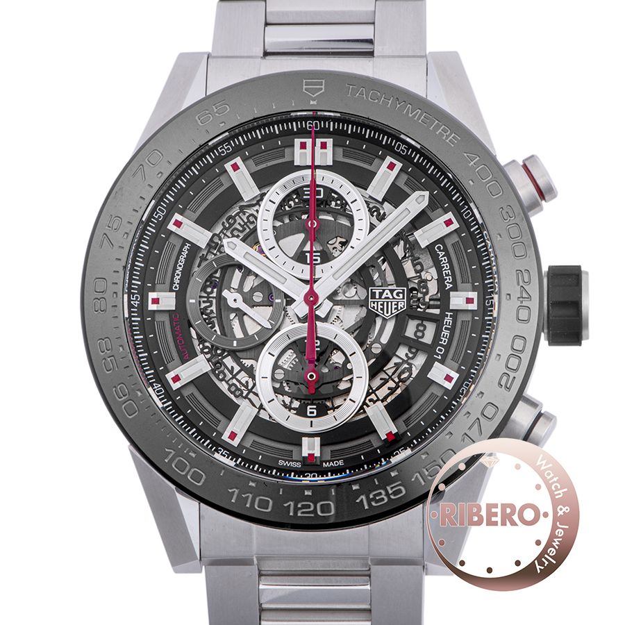 タグホイヤー カレラ キャリバー ホイヤー01 クロノグラフ CAR2A1W.BA0703