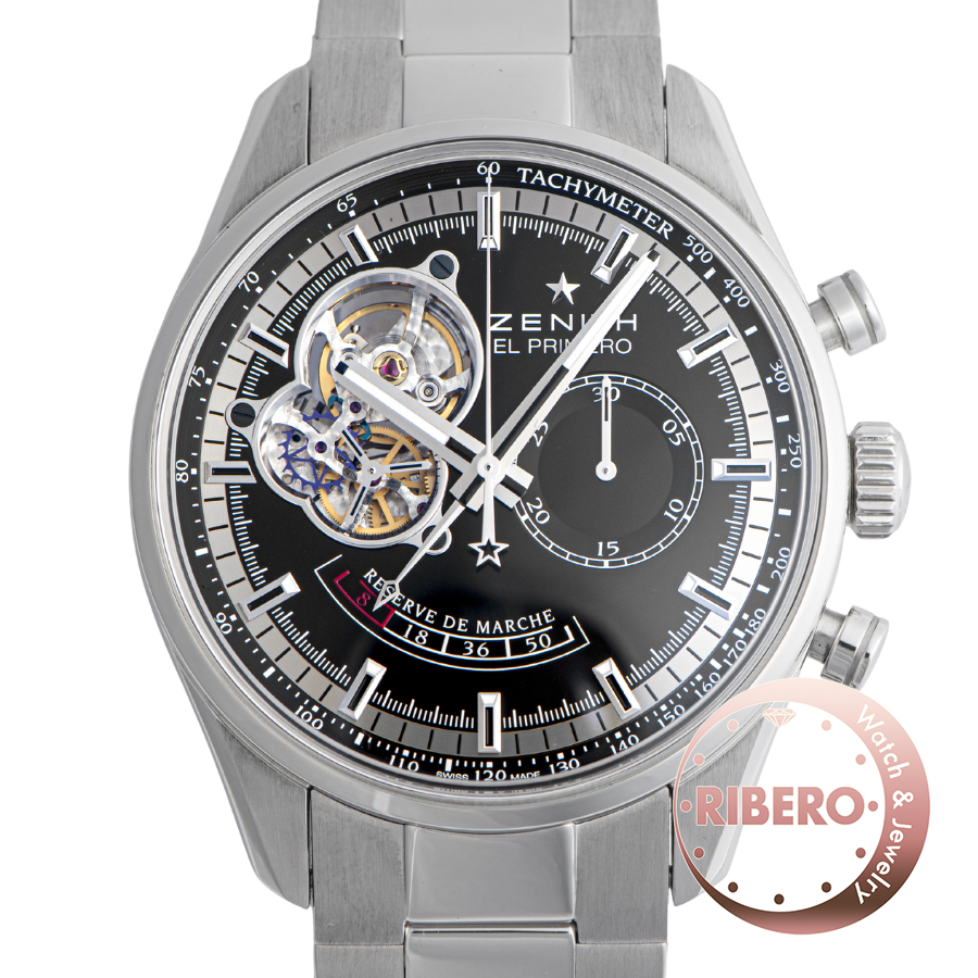 ゼニス エルプリメロ クロノマスターオープン パワーリザーブ 03.2080.4021/21.M2040