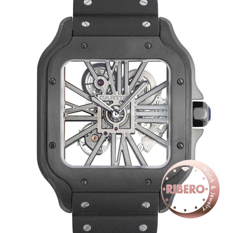 カルティエ サントス ドゥ カルティエ スケルトン ウォッチLM WHSA0009