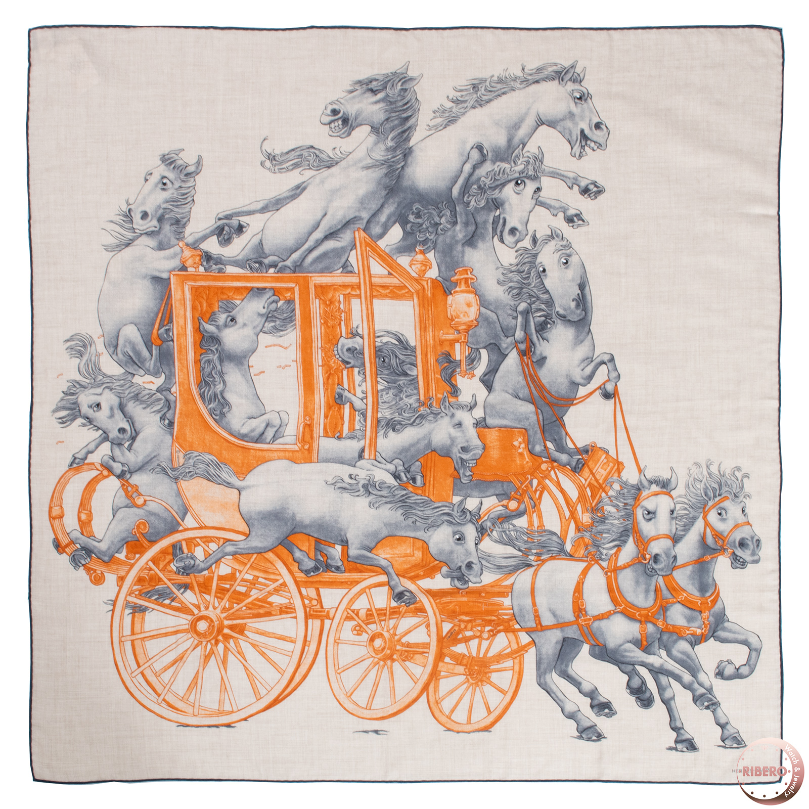 エルメス カレ100 Grand Carrosse Royal グラン キャロス ロワイヤル スカーフ