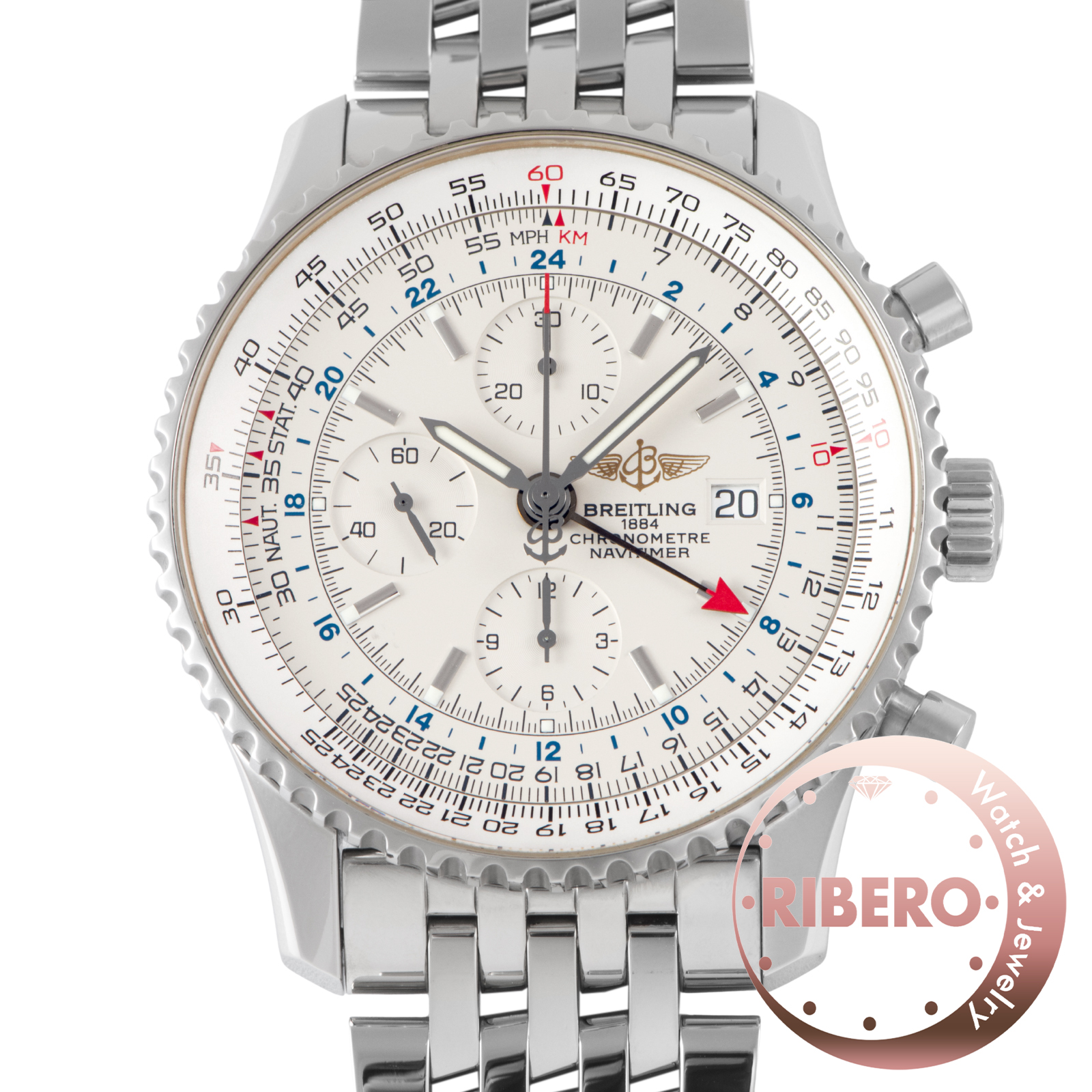 ブライトリング ナビタイマーワールド A24322