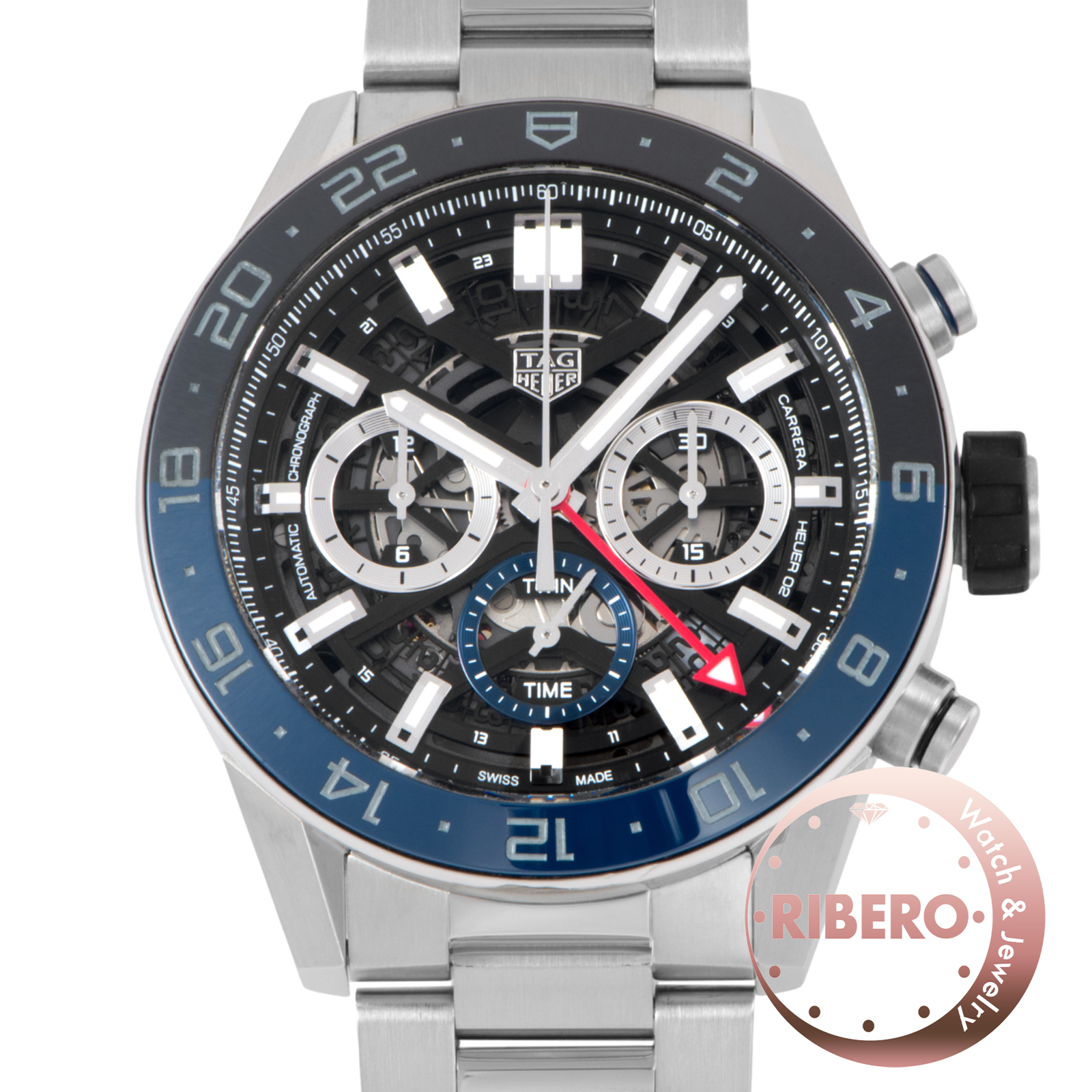 タグホイヤー カレラ クロノグラフ GMT CBG2A1Z.BA0658