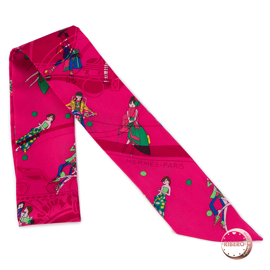 エルメス ツイリー Ex-Libris Les Parisiennes エクスリブリス・パリジェンヌ