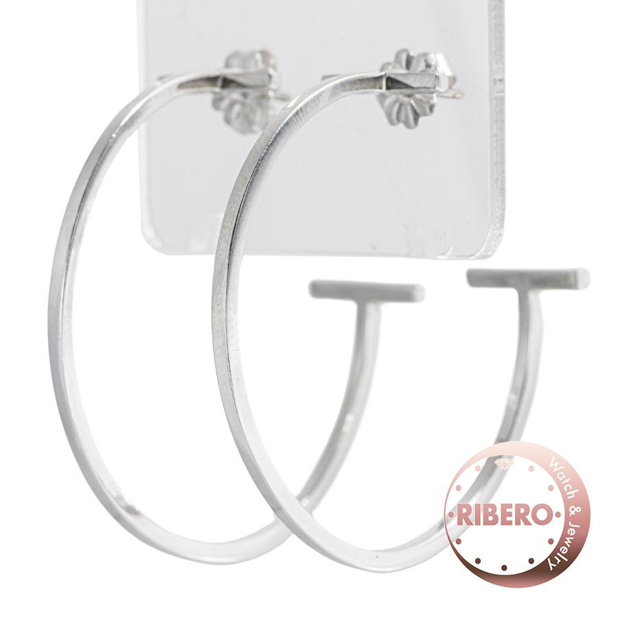 ティファニー ティファニーT ワイヤーフープ ピアス