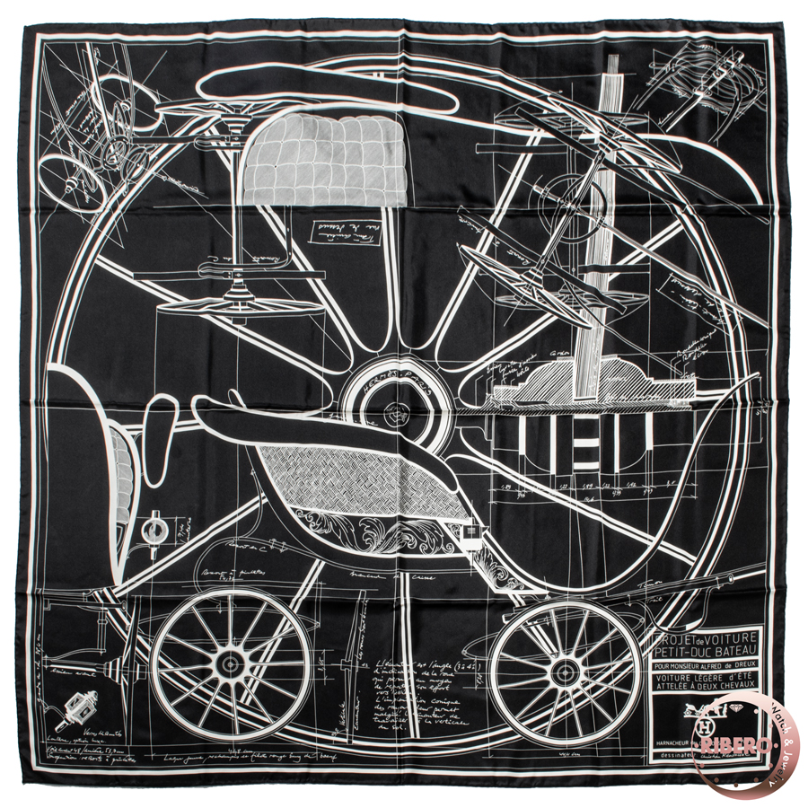 エルメス カレジェアン Petit Duc プティ デュック スカーフ