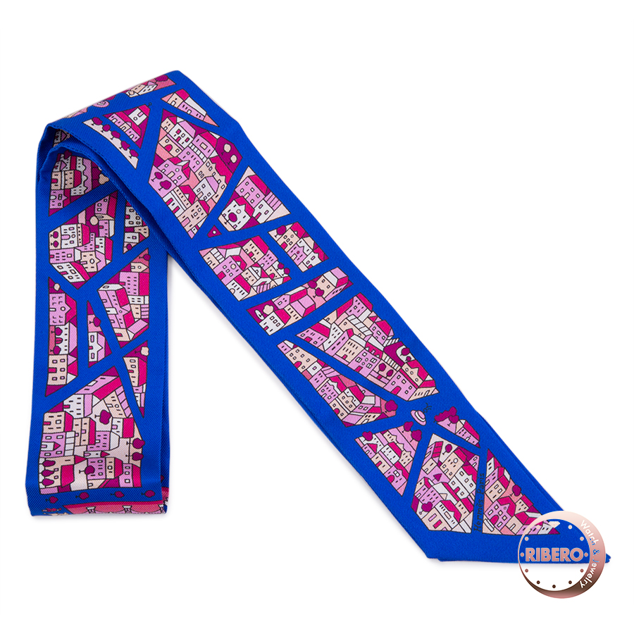 エルメス ツイリー Rive Droite Rive Gauche リヴ・ドロワ・リヴ・ゴーシュ 右岸と左岸