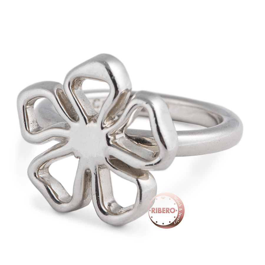 ティファニー オープンフラワー リング・指輪 8号