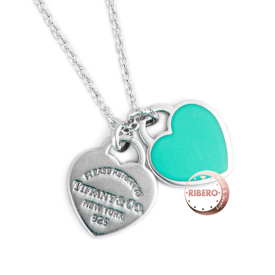 ティファニー リターン トゥ ティファニー ブルー ダブル ハート タグ ペンダント