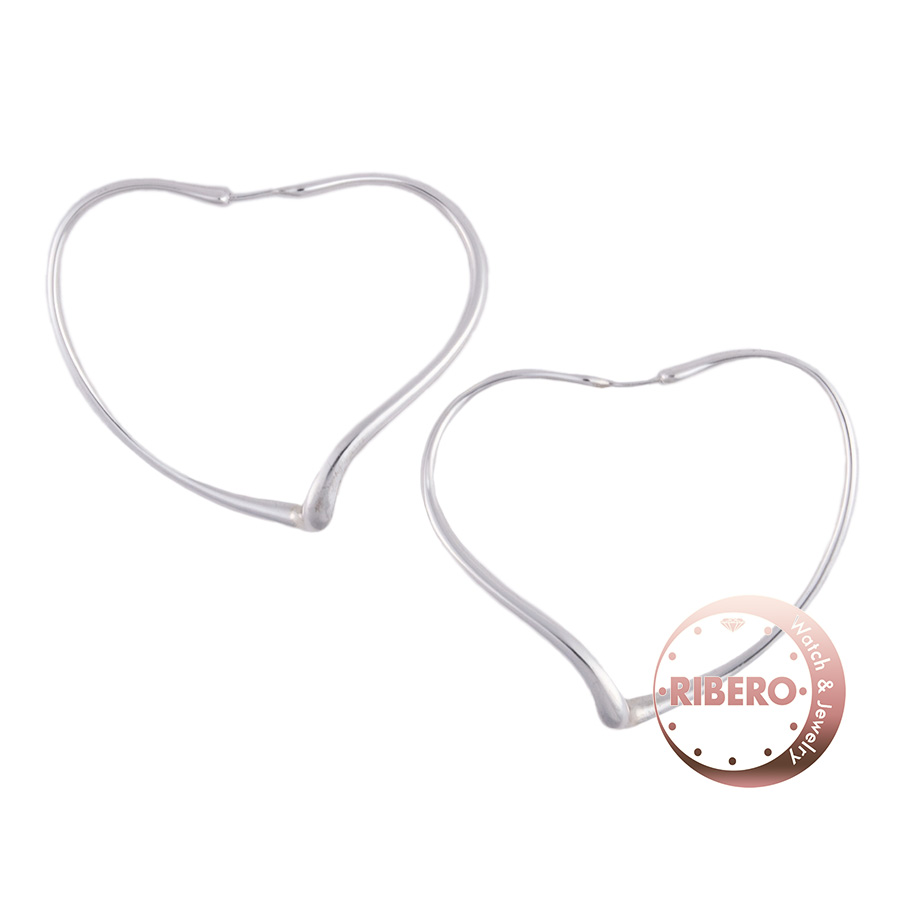 ティファニー オープンハート フープ ピアス