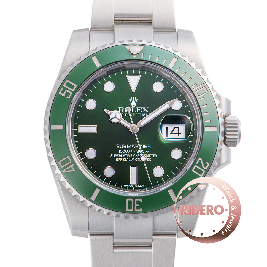 ロレックス グリーンサブマリーナ 116610LV ランダム番