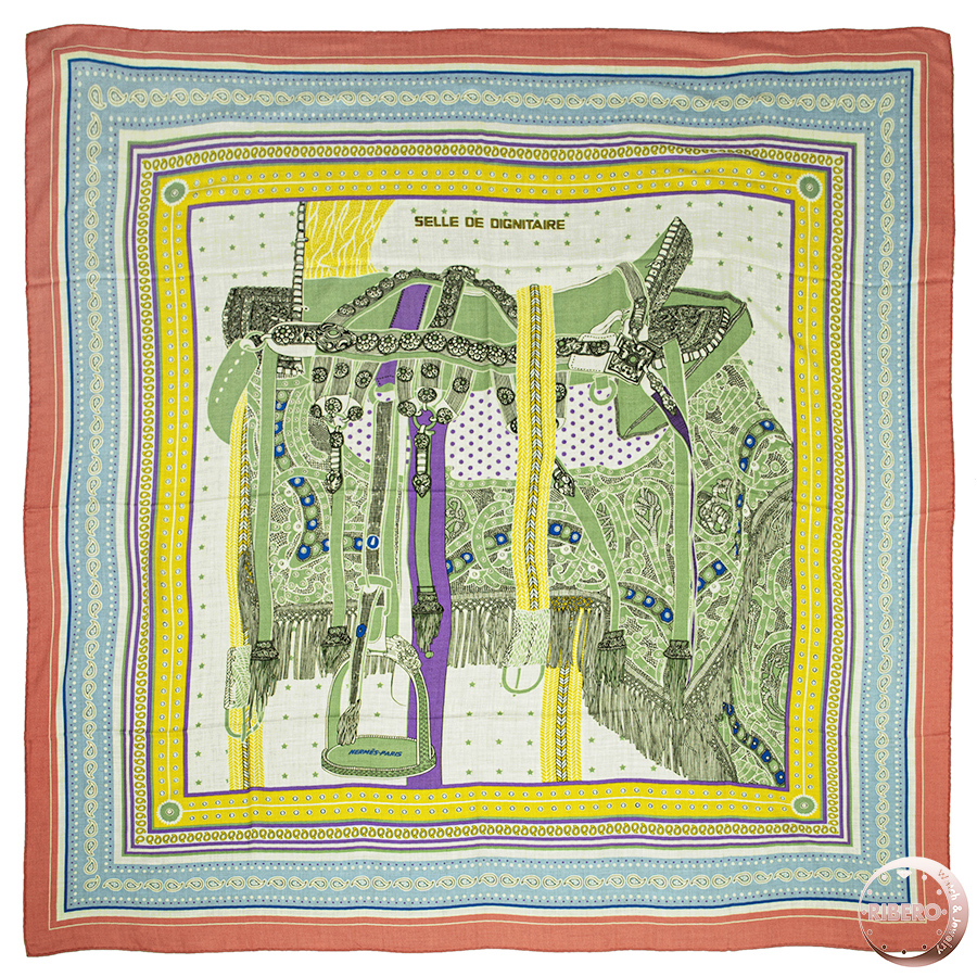 エルメス カレジェアン Selle de Dignitaire Bandana  高官の鞍 バンダナ スカーフ