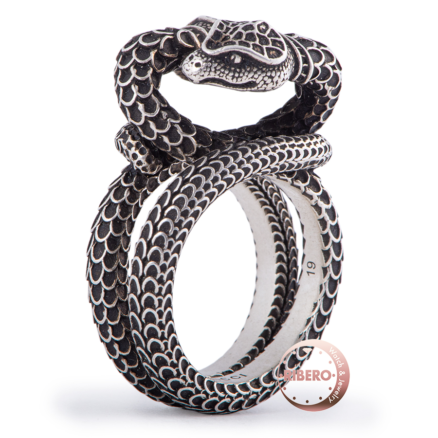 グッチ ガーデン スネーク リング 17.5号