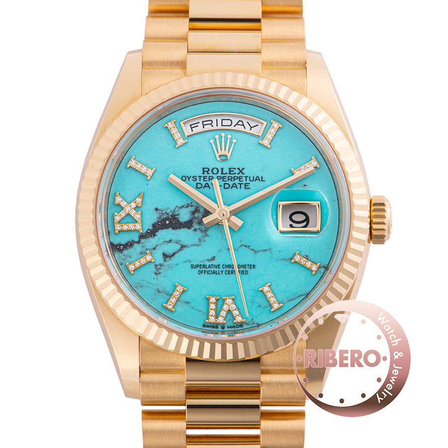 ロレックス 128238 ターコイズ