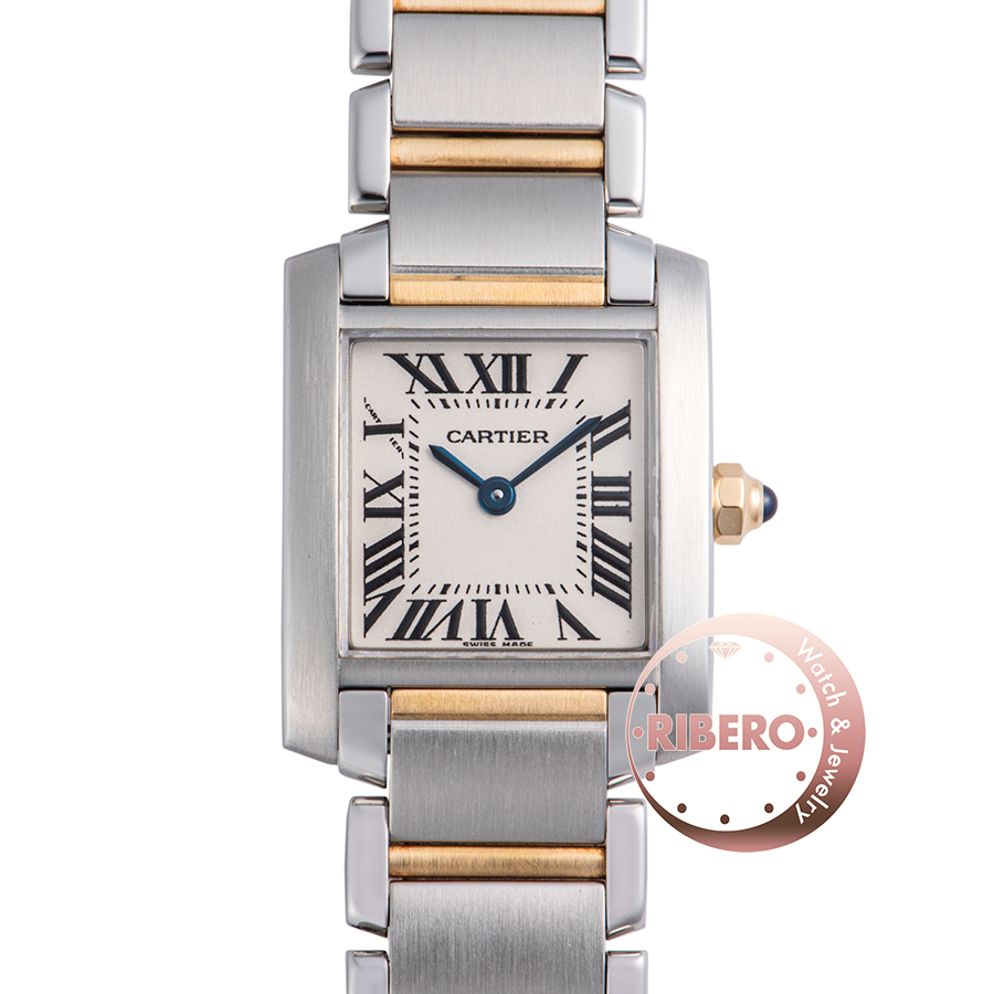 カルティエ タンクフランセーズSM W51007Q4 SS/YG
