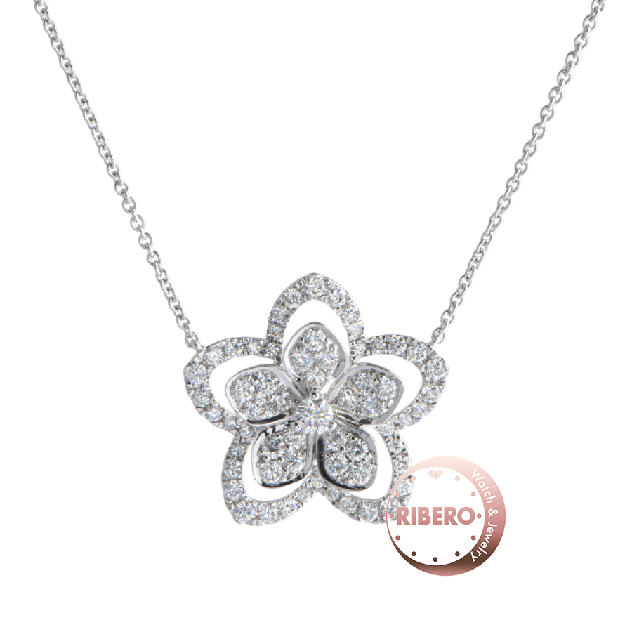 グラフ ワイルドフラワー ラージ ダイヤモド ペンダント