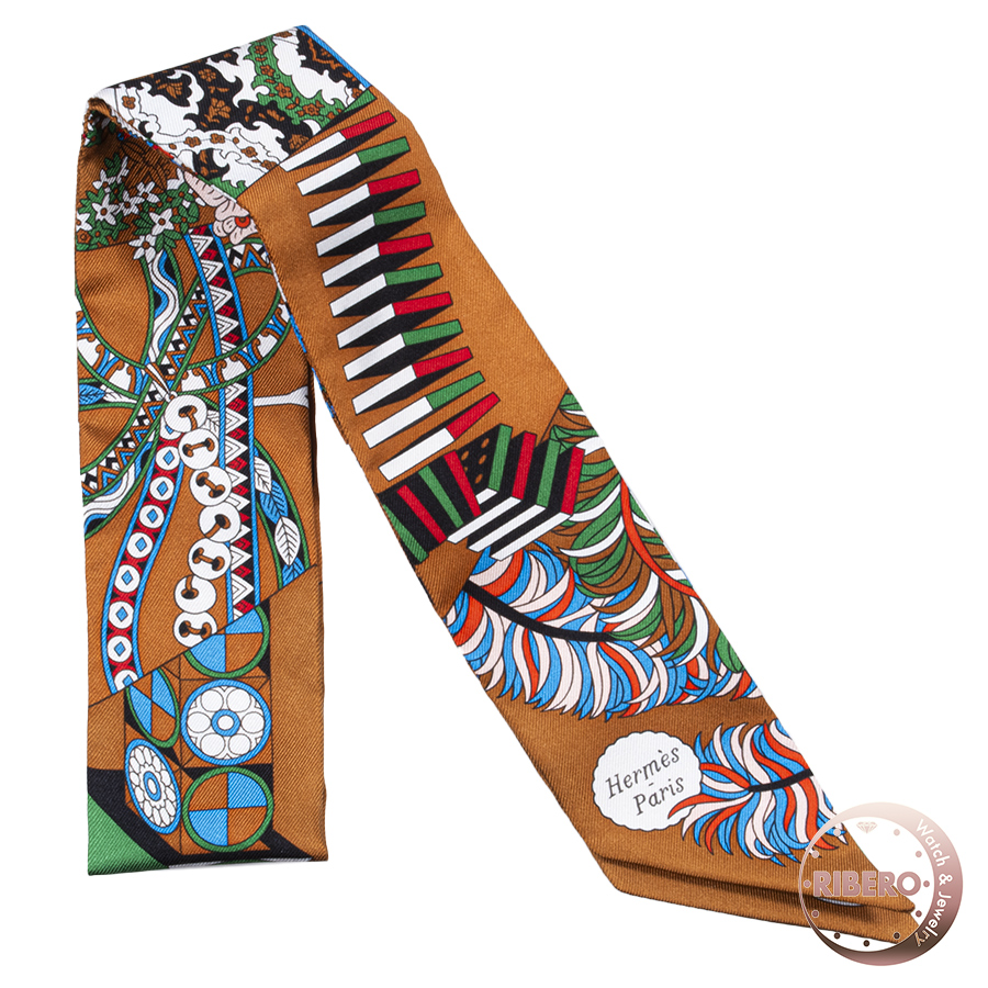 エルメス De l'Ombrelle aux Duels Vieux 杖傘と決闘 ツイリー