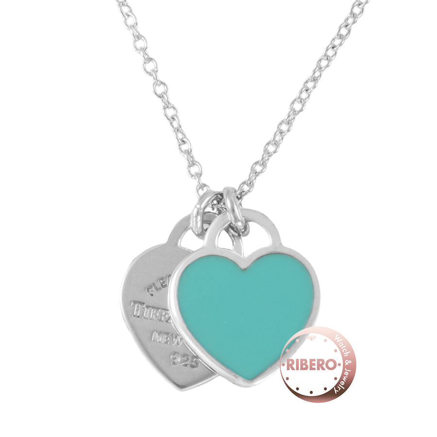 ティファニー リターン トゥ ティファニー ブルー ダブル ハート タグ ペンダント ミニ