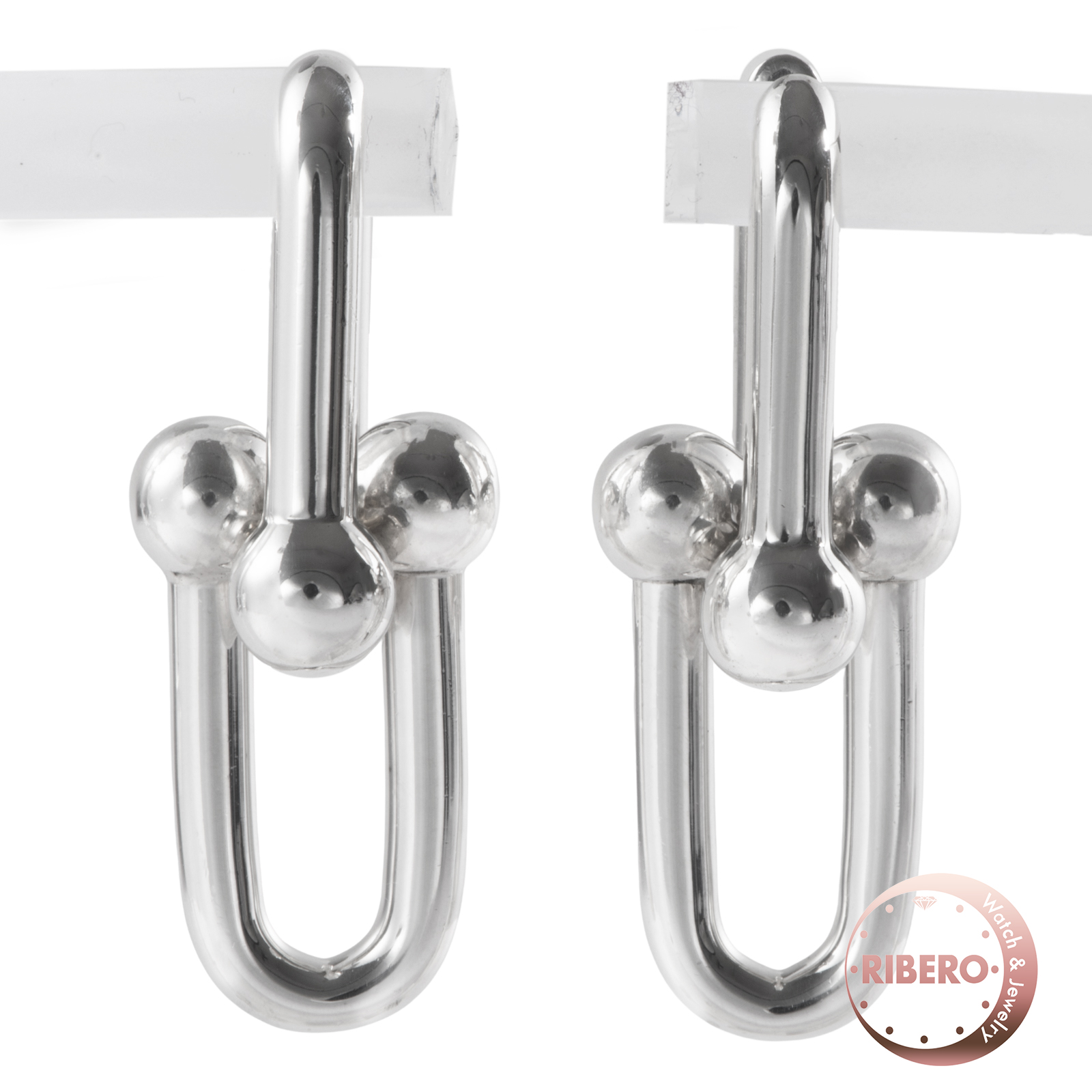 ティファニー ハードウェア ラージ リンク ピアス