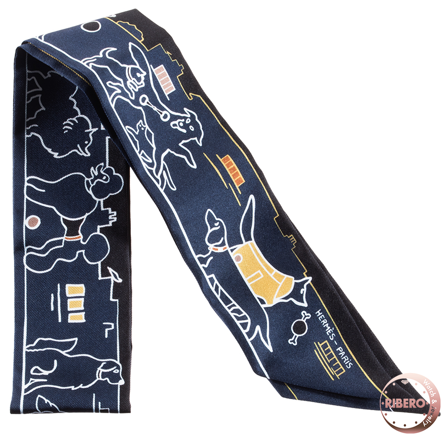 エルメス Les Chiens Parisiens パリジャンの犬 ツイリー