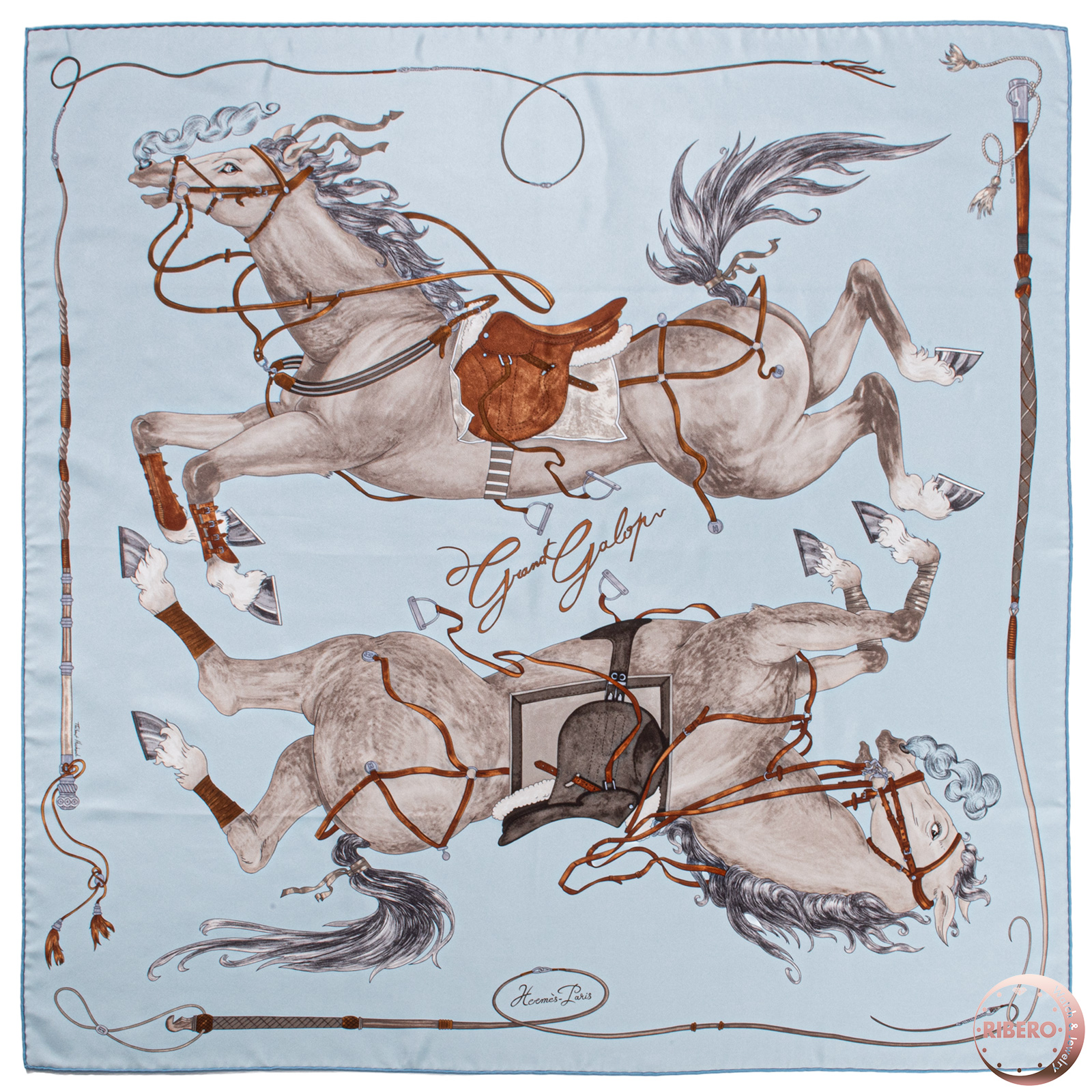 エルメス カレ90 Grand Galop グラン ギャロップ スカーフ