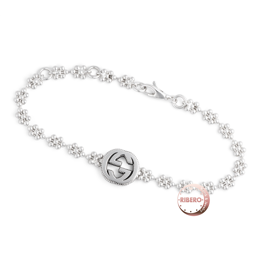 グッチ インターロッキングG シルバー ブレスレット