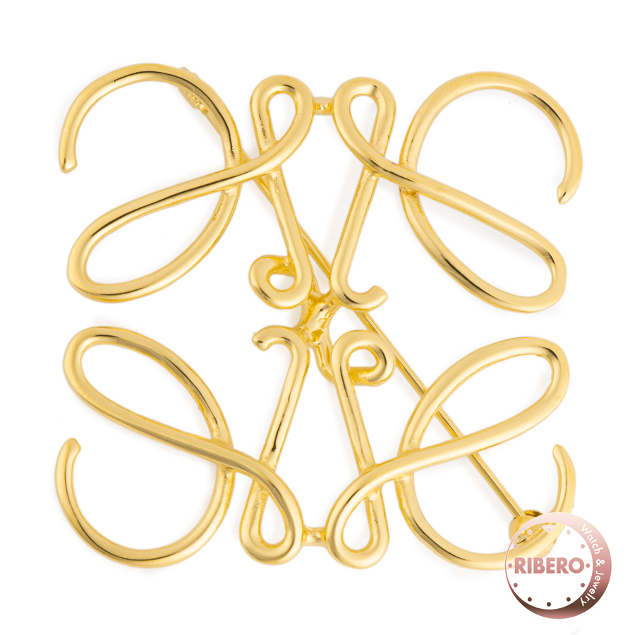 ロエベ アナグラム ブローチ