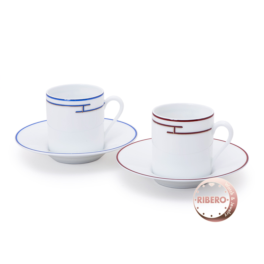 エルメス コーヒーカップ&ソーサー リズム ペア セット