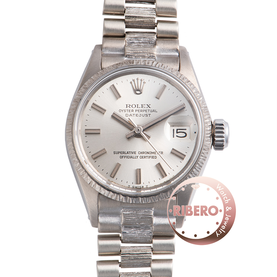 ロレックス 6527 1970年製 K18WG バーク