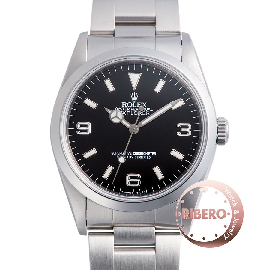 ロレックス 14270 X番 Tritium シングルブレス 横穴あり