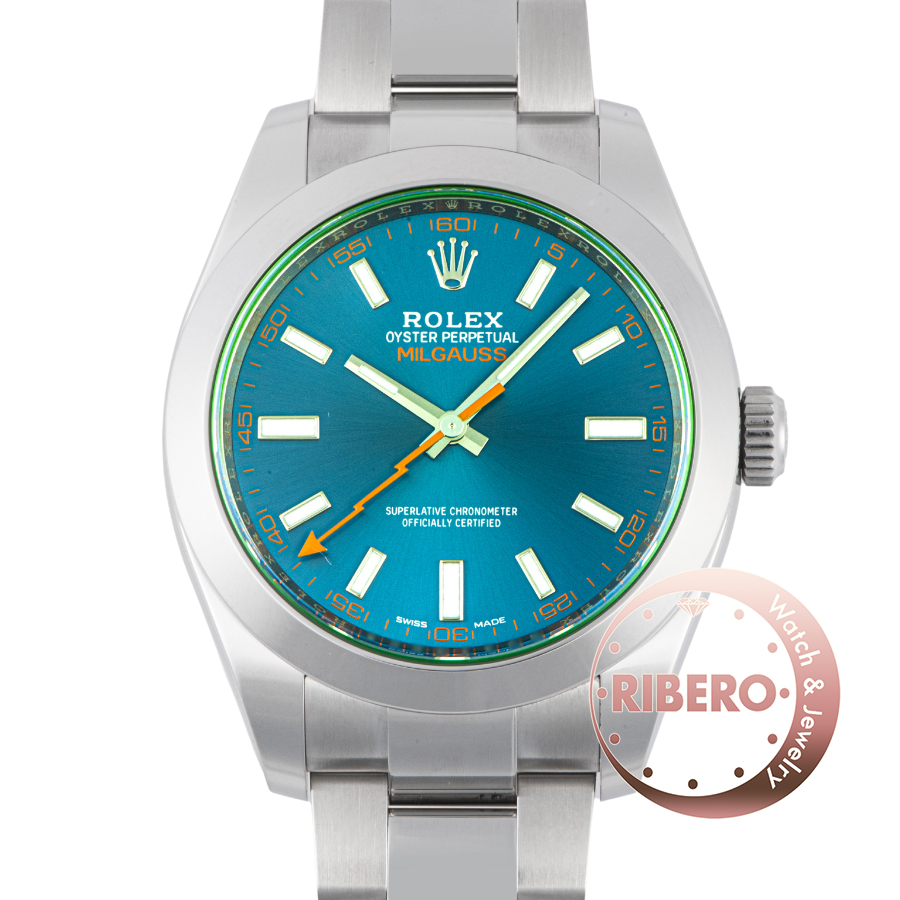ロレックス ミルガウス 116400GV Zブルー