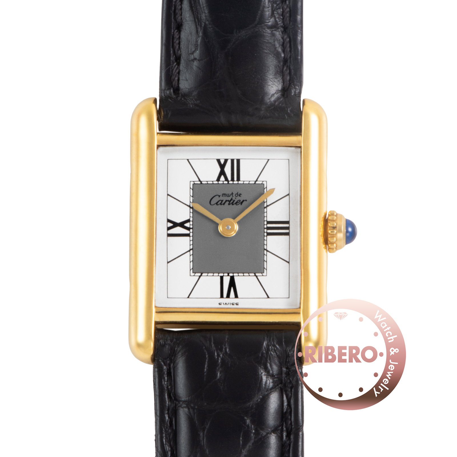 カルティエ マストタンクSM オパラン W1004054 ホワイト/グレー