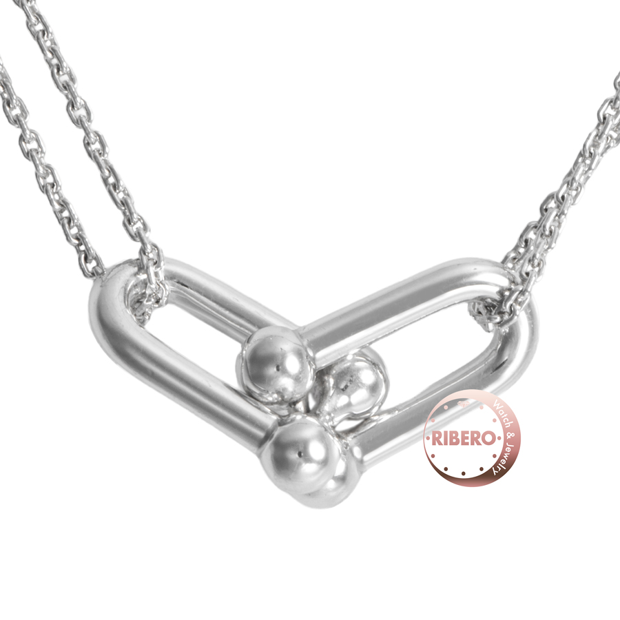 ティファニー ハードウェア ダブル リンク ペンダント