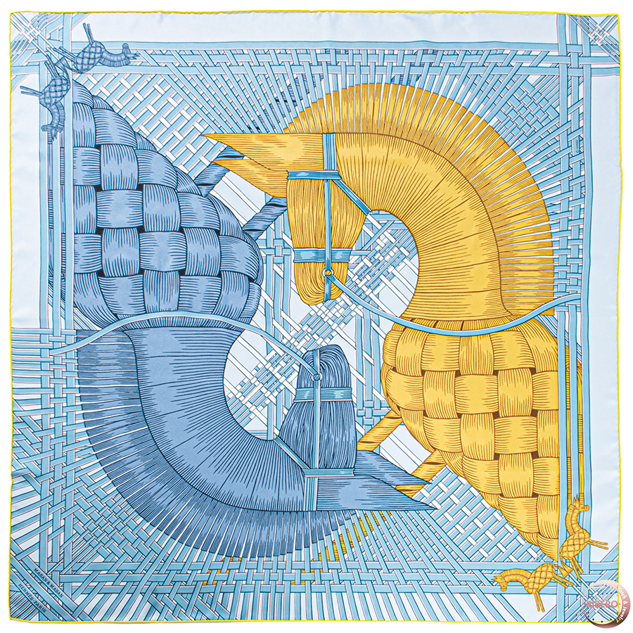 エルメス カレ90 Masan & Masan マサン・マサン スカーフ