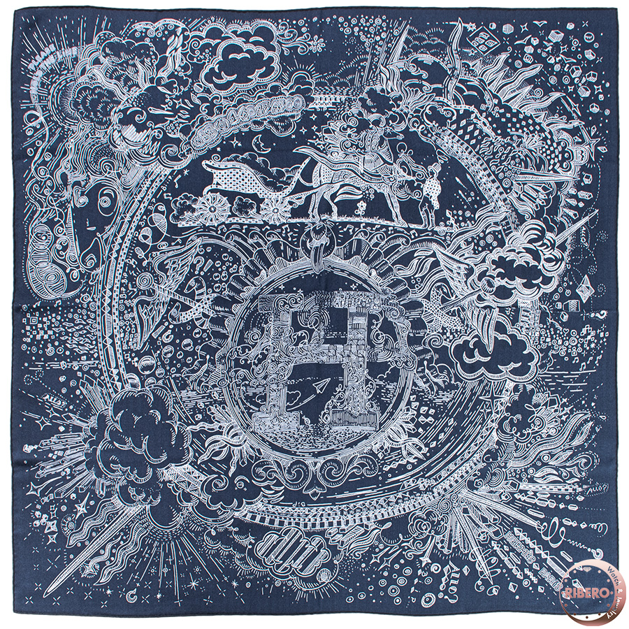 エルメス カレ100 Please Hold The Line プリーズ ホールド ザ ライン スカーフ