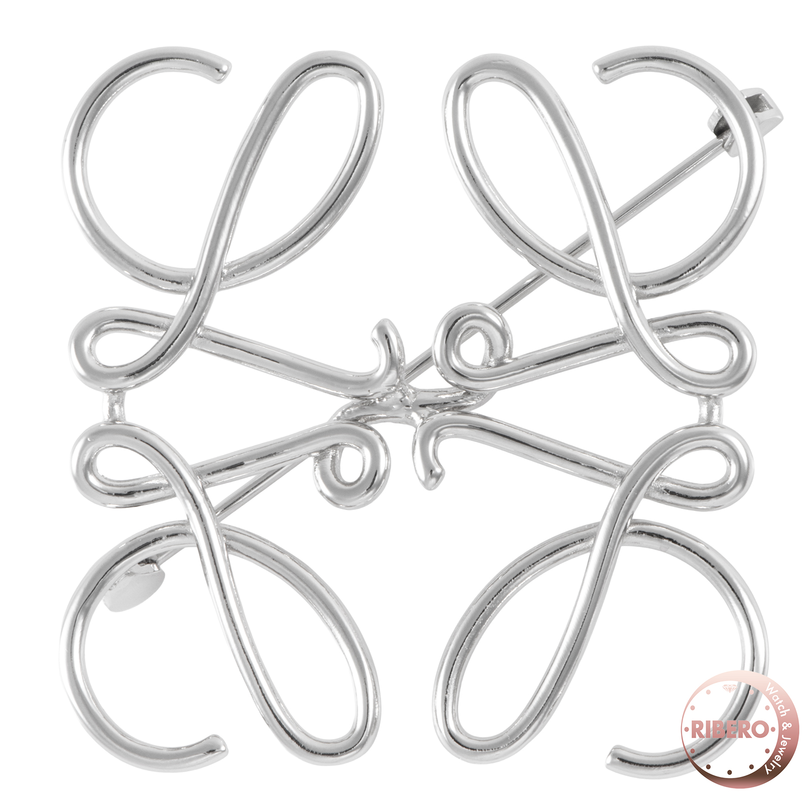 ロエベ アナグラム ブローチ