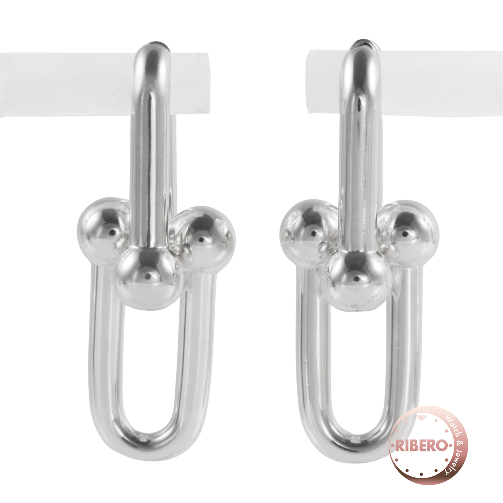 ティファニー ハードウェア ラージ リンク ピアス