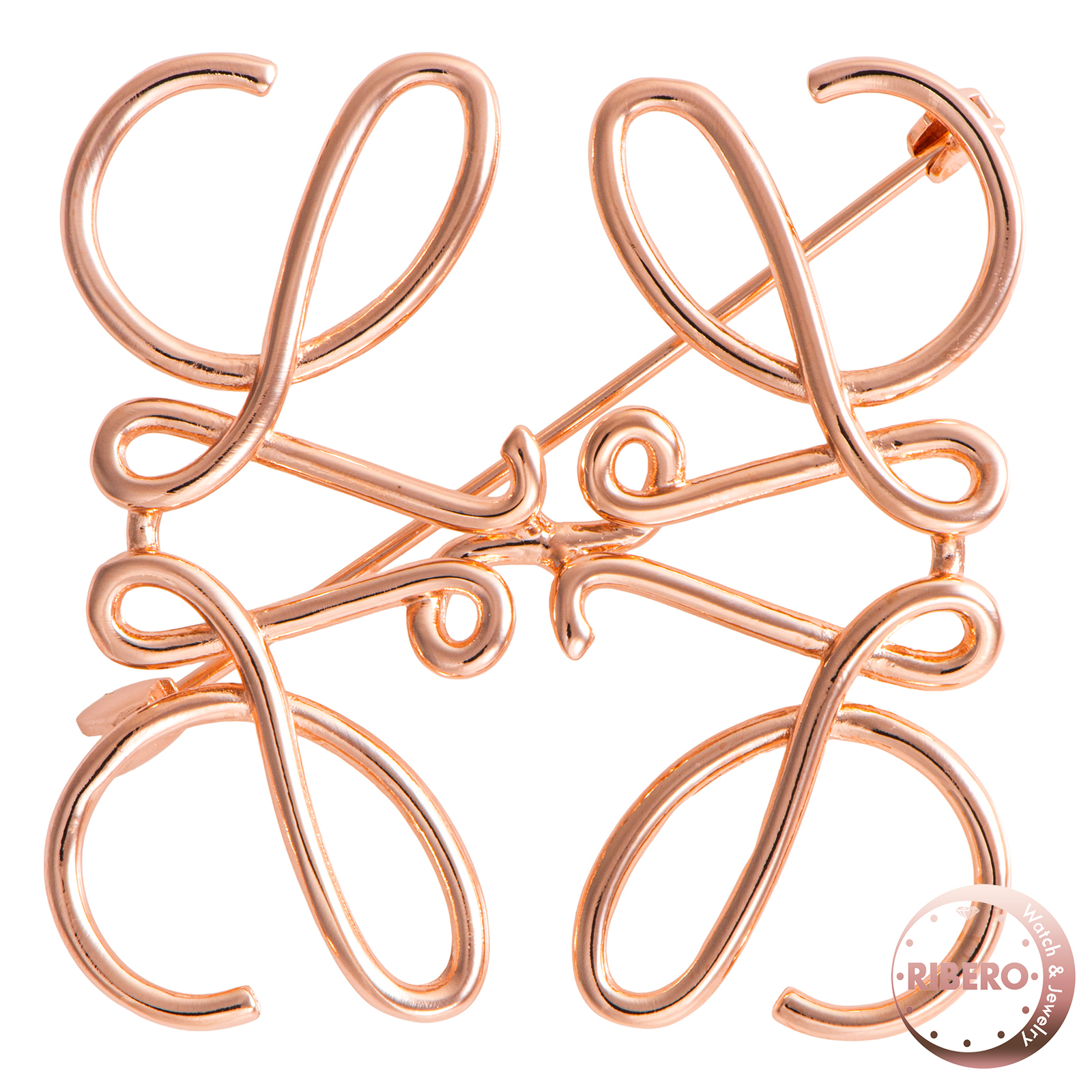 ロエベ アナグラム ブローチ