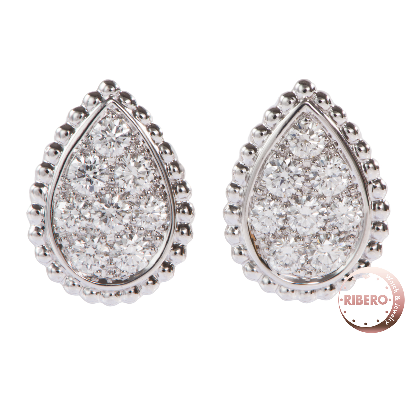 ブシュロン セルパンボエム スタッズイヤリング スモール