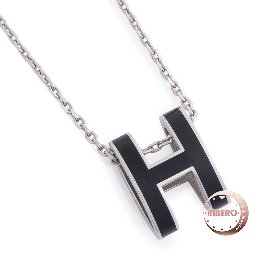 エルメス ポップH（アッシュ） ネックレス POP H