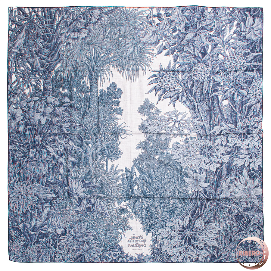 エルメス カレジェアン Botanico di Palermo パレルモの植物園にて スカーフ