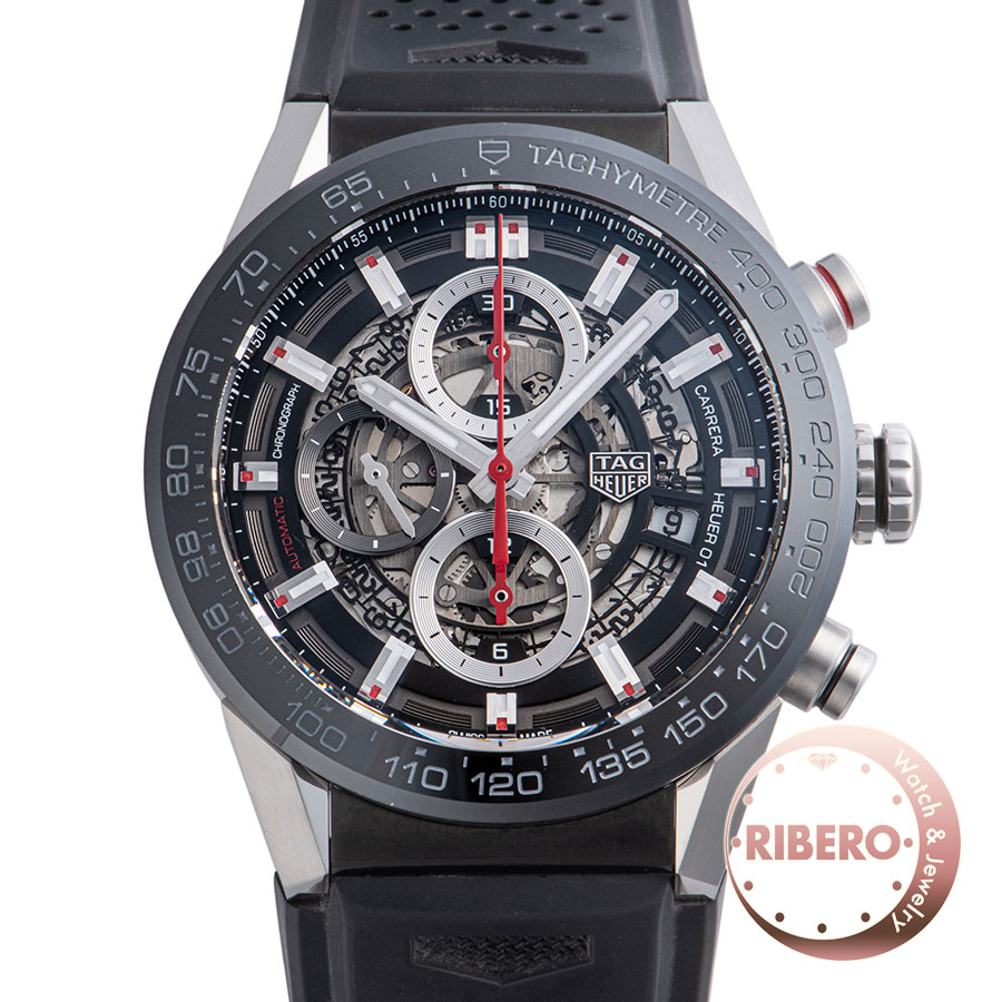 タグホイヤー カレラ キャリバー ホイヤー01 クロノグラフ CAR201V.FT6046