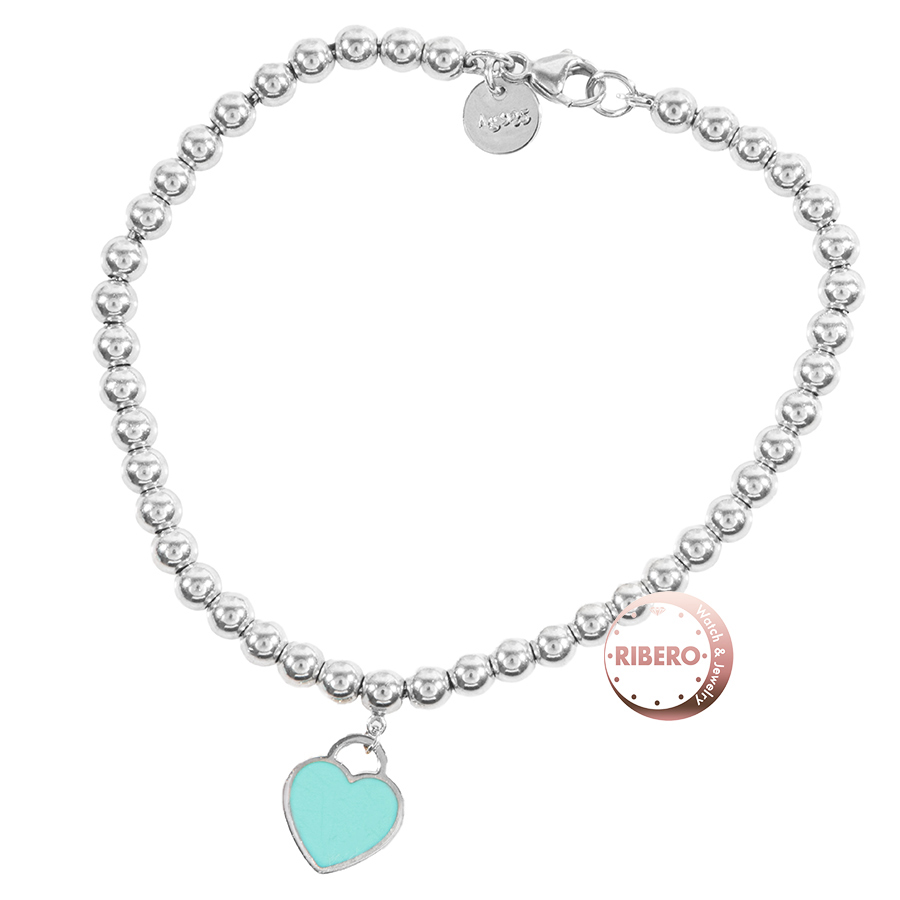 ティファニー リターン トゥ ティファニー ブルー ハート タグ ビーズ ブレスレット