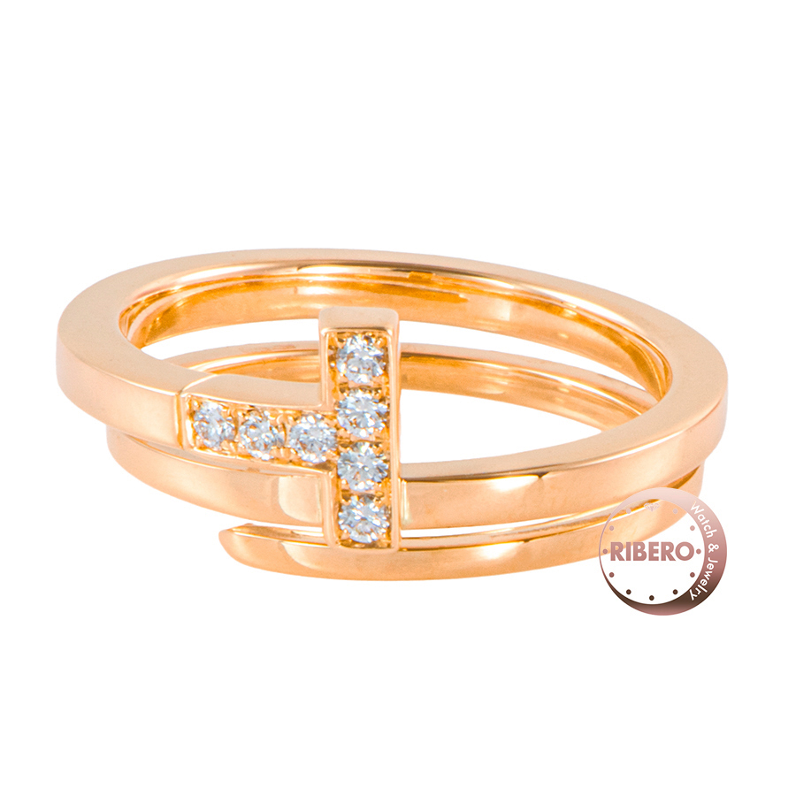 ティファニー ティファニーT スクエア ラップ リング 15号