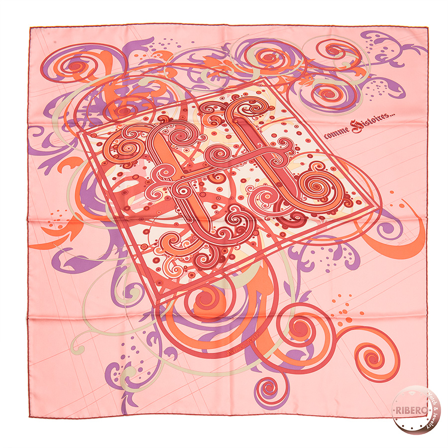 エルメス カレ90 Comme Histoires スカーフ