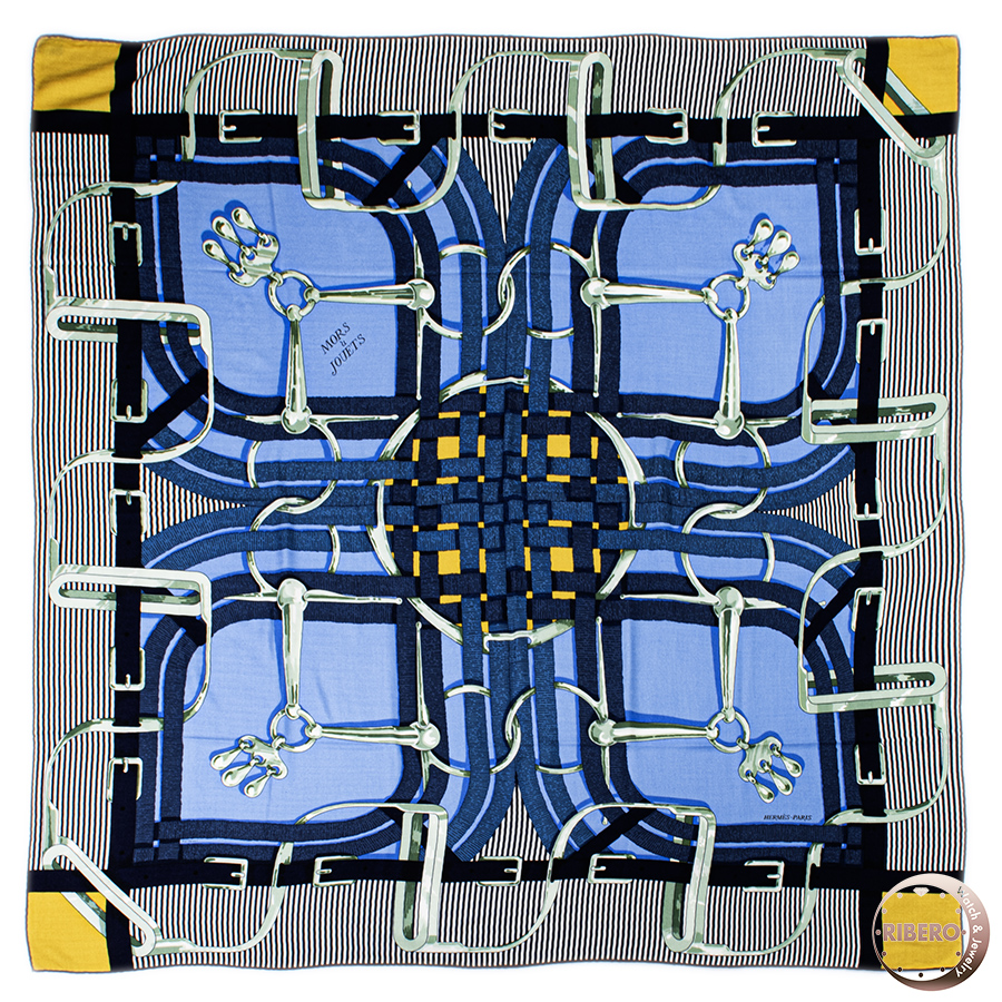 エルメス カレジェアン Mors a Jouets 馬銜 スカーフ