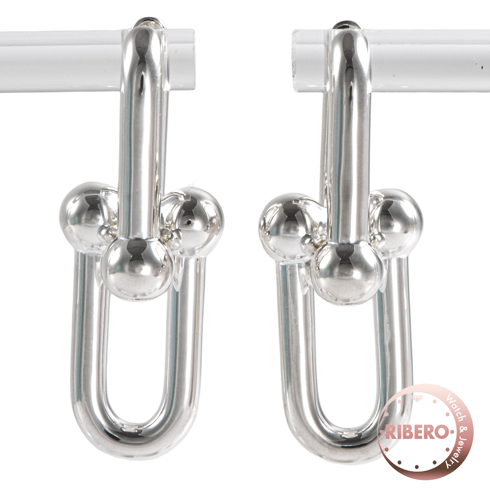 ティファニー ハードウェア ラージ リンク ピアス