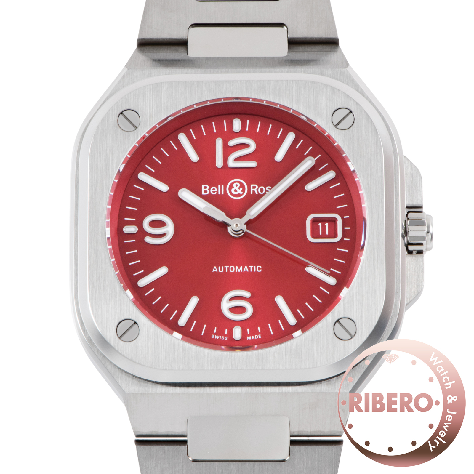 ベル＆ロス BR05 レッドスティール BR05A-R-ST/SST 日本限定99本