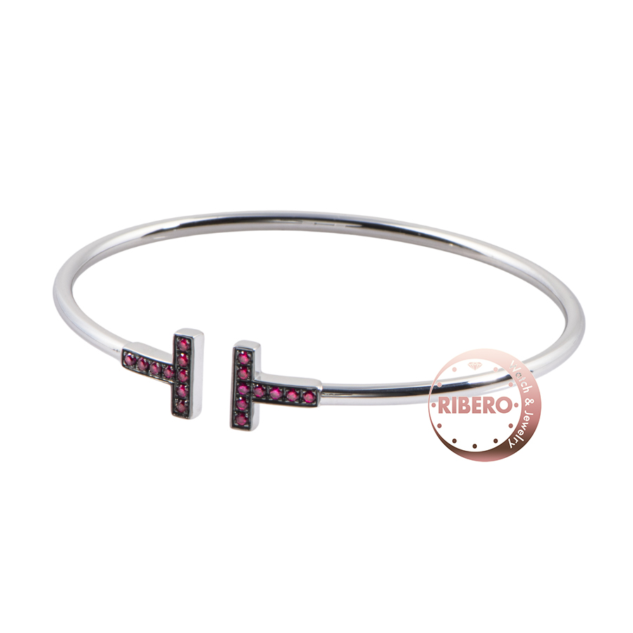 ティファニー ティファニーT ワイヤー ルビー ブレスレット