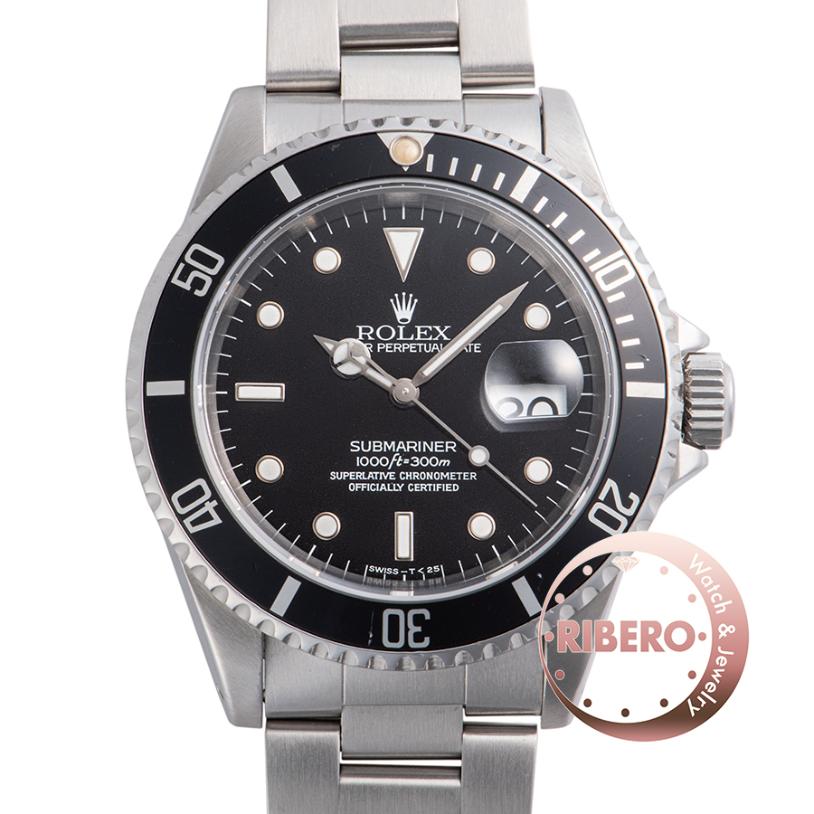 ロレックス サブマリーナデイト 16610 X番 トリチウム